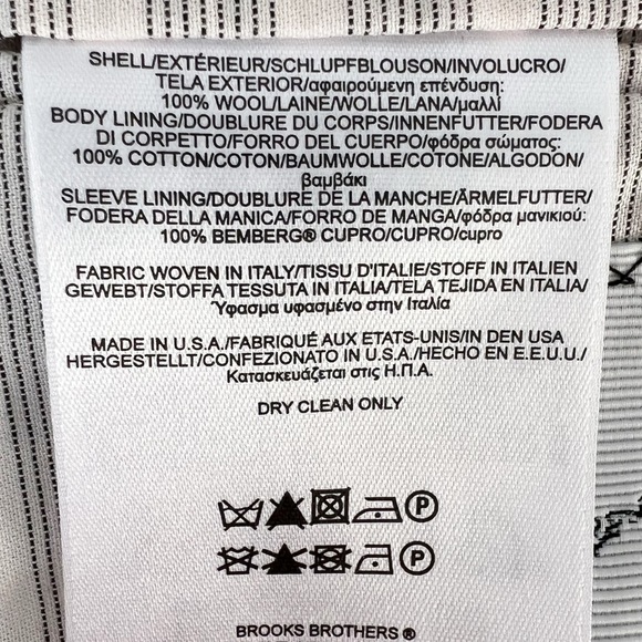 Brooks Brothers Black Fleece 3 Button Blazer | 42 R - Picture 12 of 13